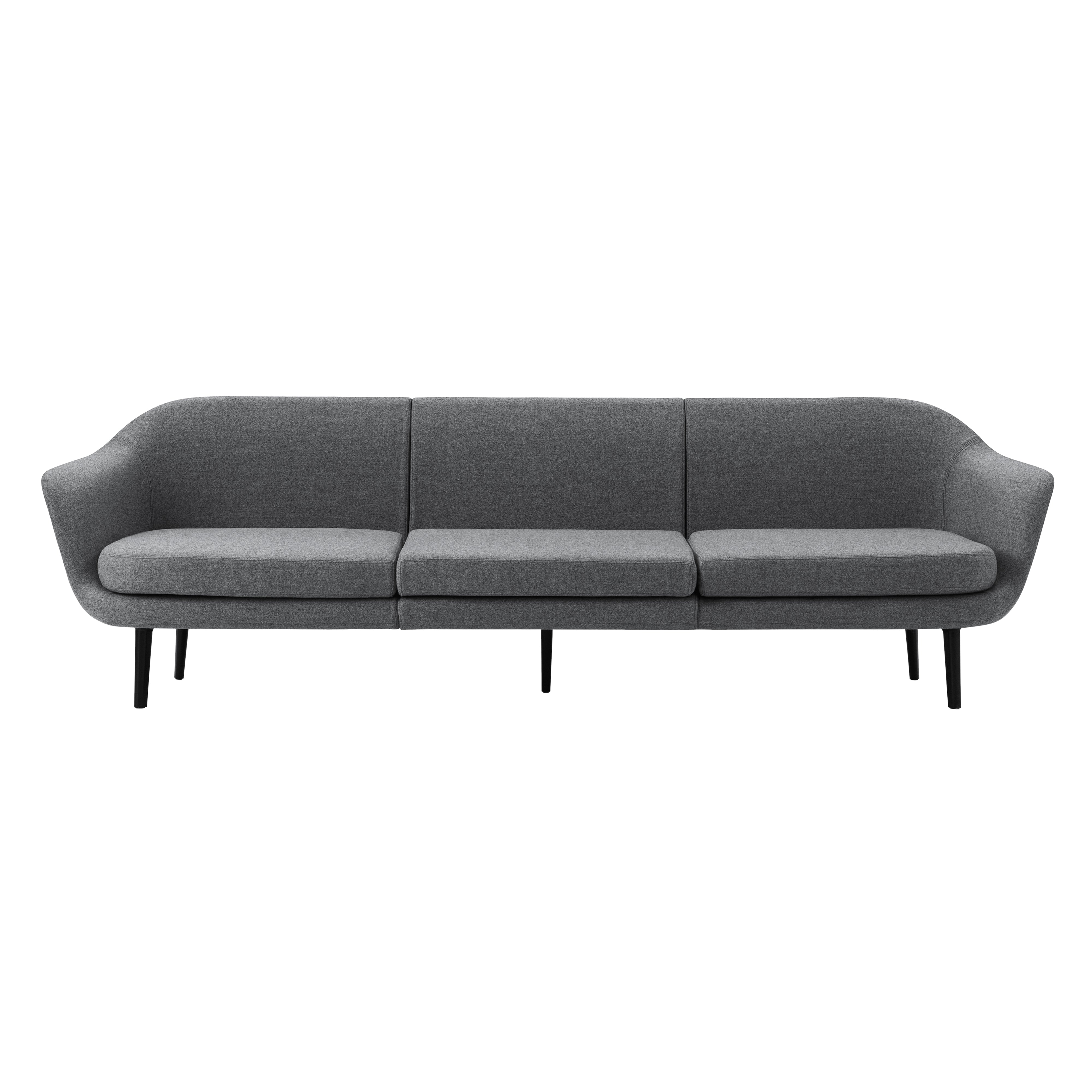 Sum Modular Sofa: Black Aluminum Base + Configuration 5