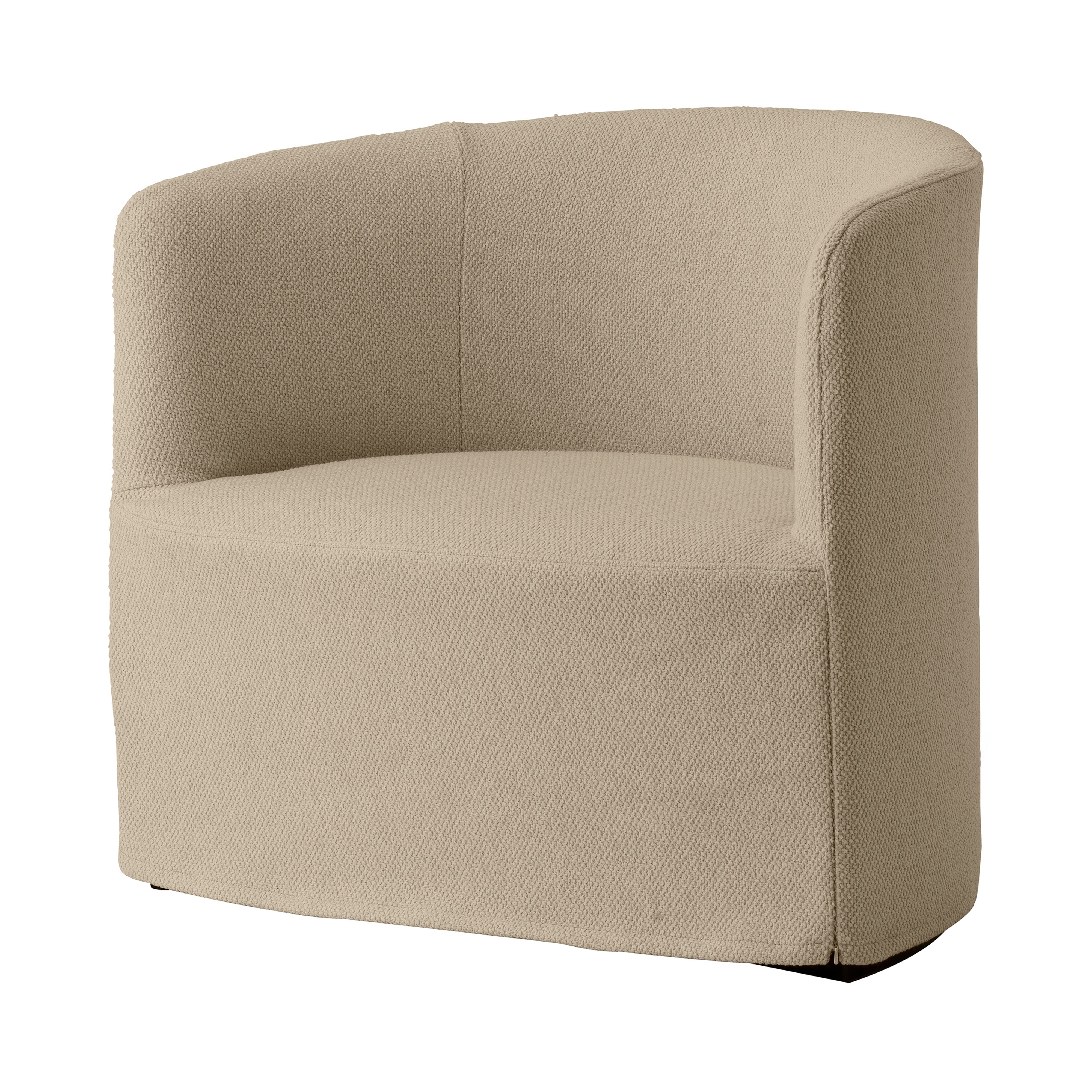 Tearoom Lounge Chair with Loose Cover: Logan Sand
