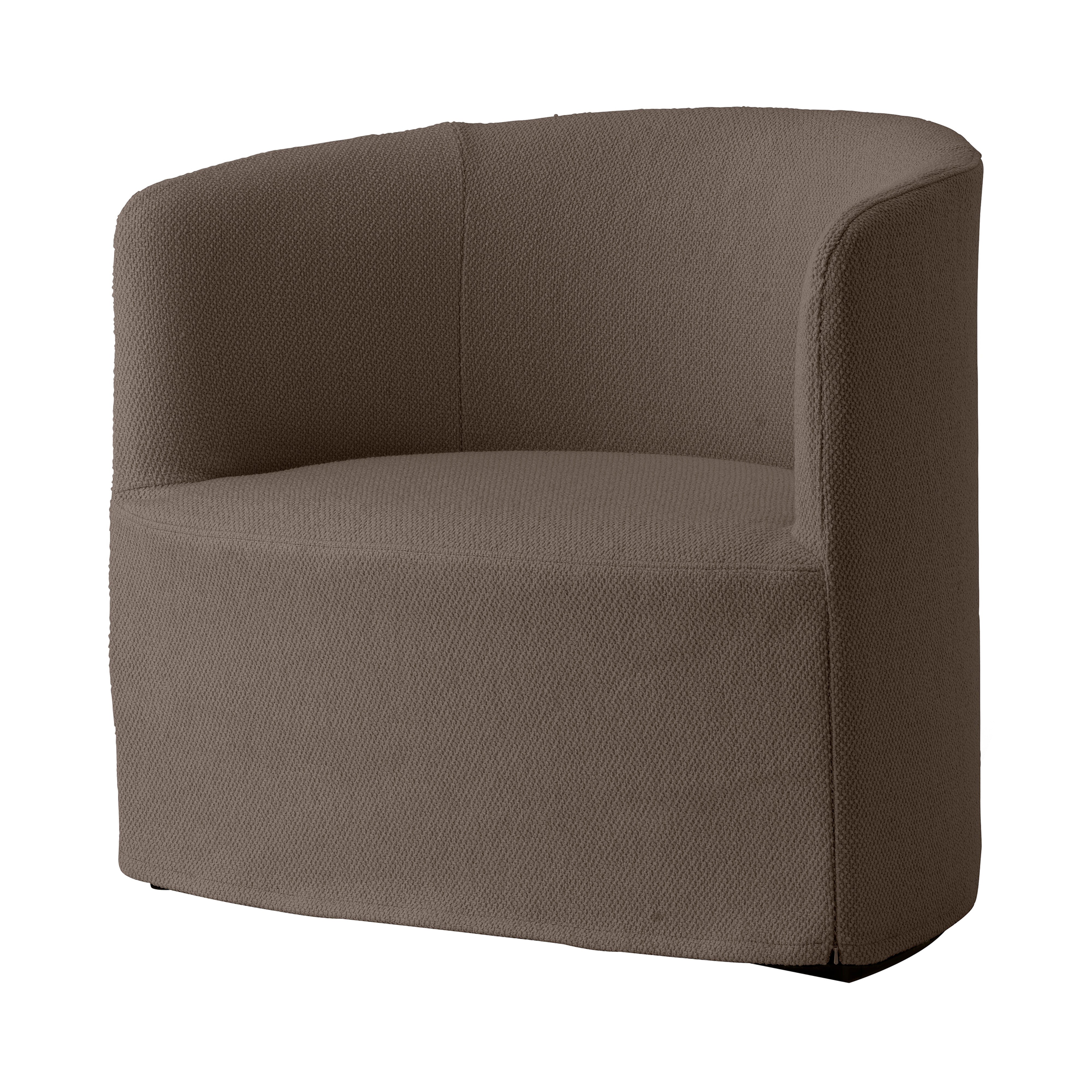 Tearoom Lounge Chair with Loose Cover: Logan Flint
