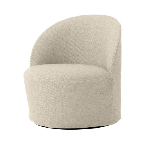 Tearoom Lounge Chair with Loose Cover: Swivel with Return + Logan 01