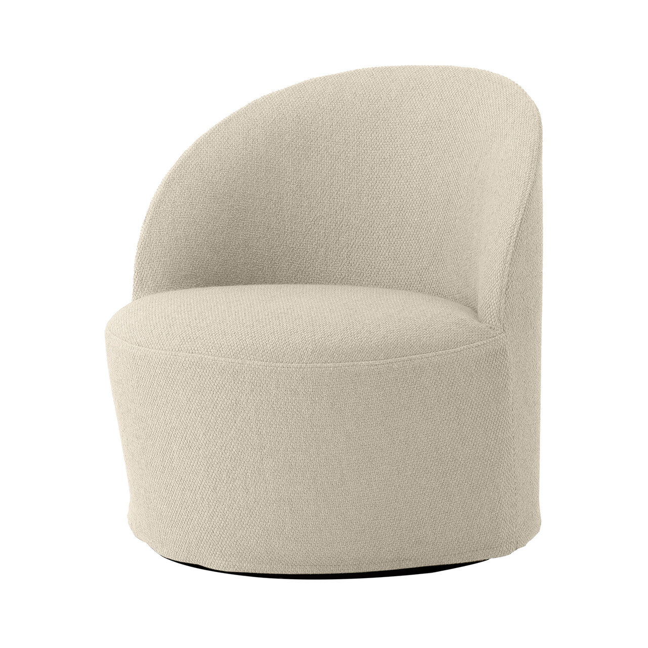 Tearoom Lounge Chair with Loose Cover: Swivel with Return + Logan 01