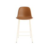 Form Counter Chair: Upholstered + Cream