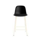 Form Counter Chair: Upholstered + Cream