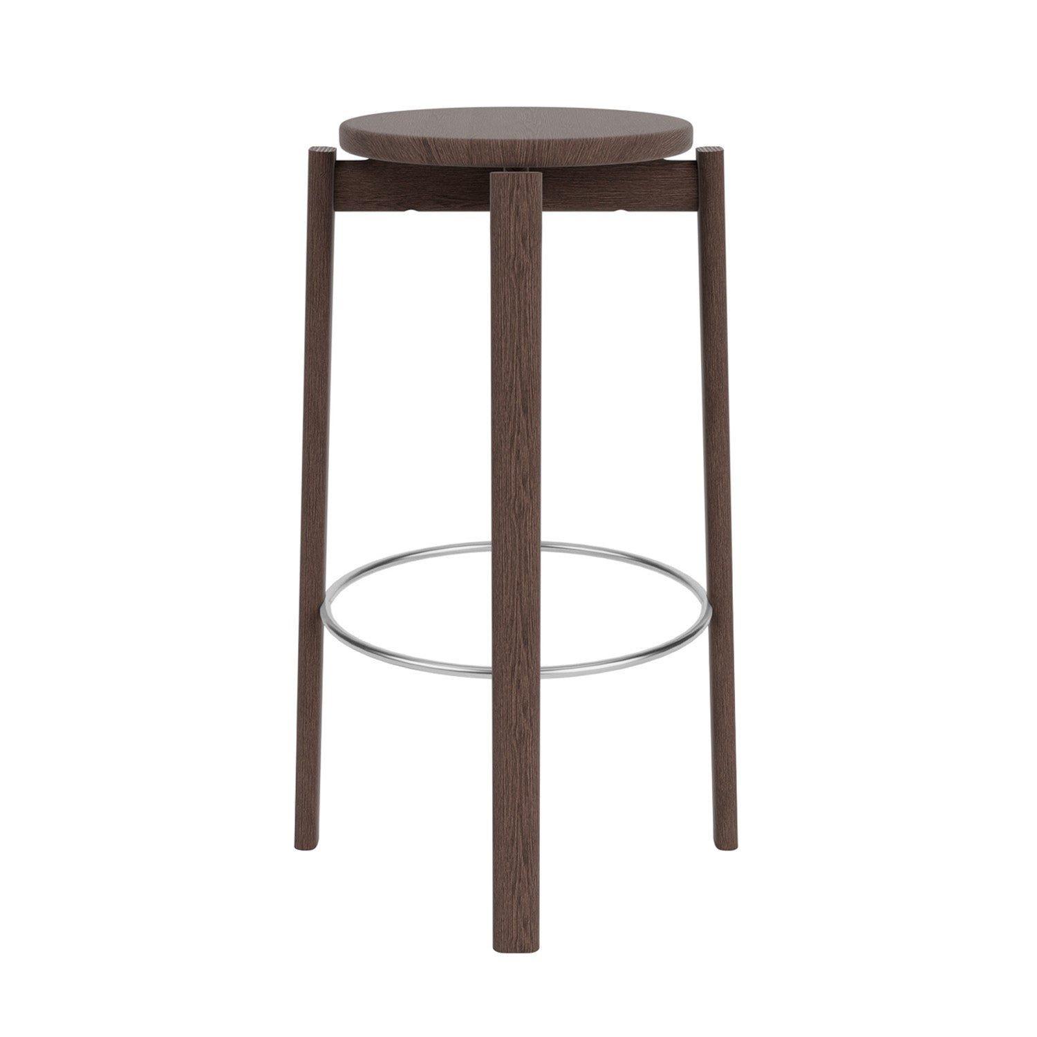 Passage Bar + Counter Stool: Quick Ship + Bar + Dark Stained Oak