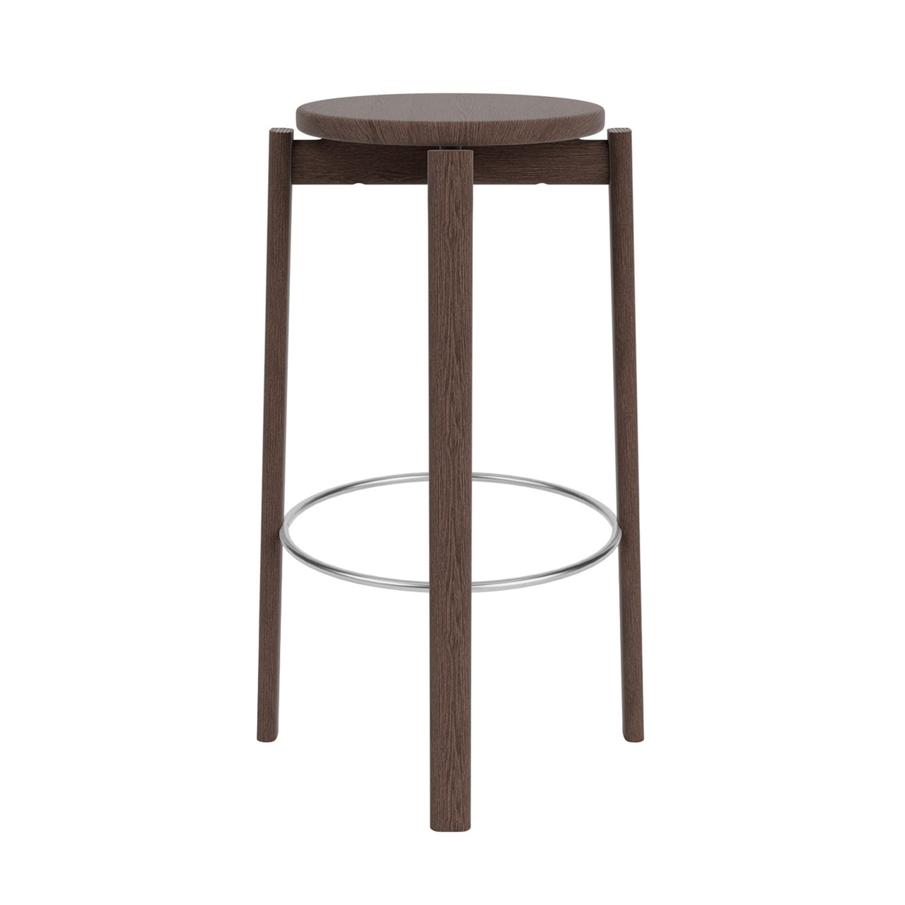 Passage Bar + Counter Stool: Quick Ship + Bar + Dark Stained Oak