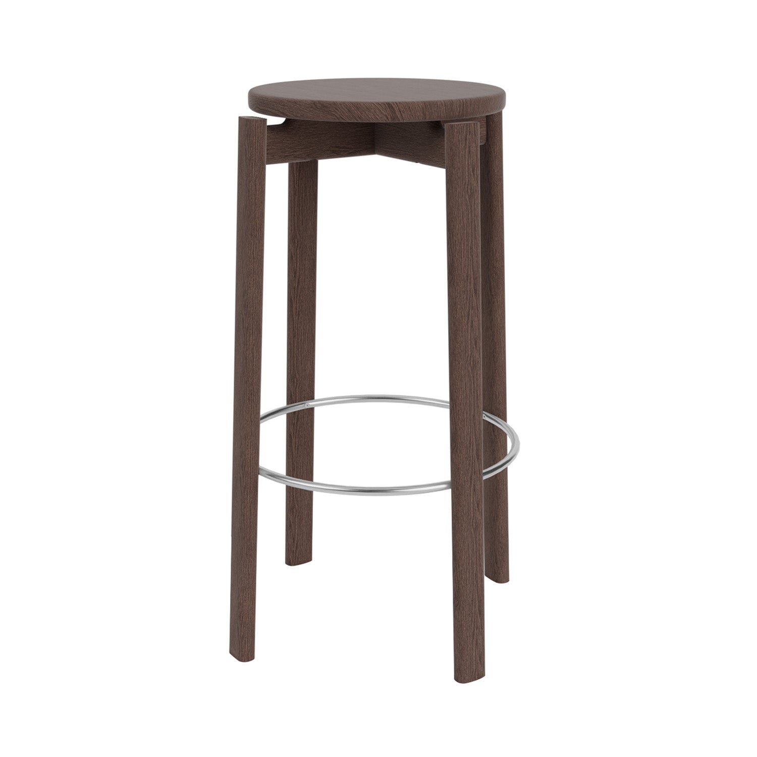 Passage Bar + Counter Stool: Quick Ship + Bar + Dark Stained Oak