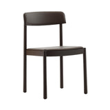 Timb Chair: Upholstered + Brown +  Ultra-Leather Chocolate