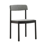 Timb Chair: Upholstered + Black + Hallingdal 166