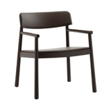 Timb Lounge Armchair: Upholstery + Brown + Ultra-Leather Chocolate