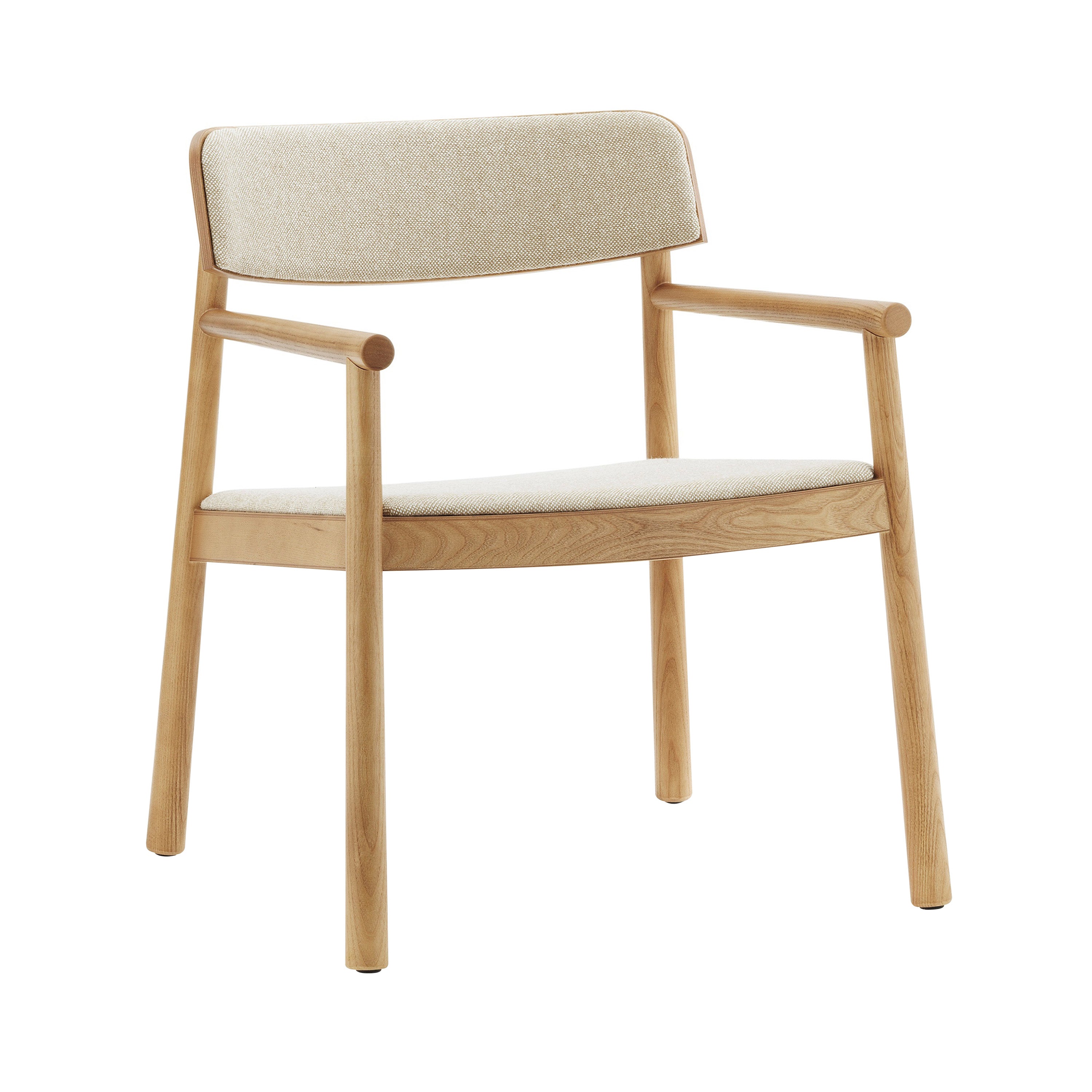 Timb Lounge Armchair: Upholstery + Tan + Hallingdal 220