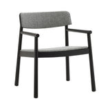 Timb Lounge Armchair: Upholstery + Black + Hallingdal 166