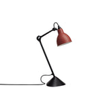 Lampe Gras N°205 Lamp: Red + Round