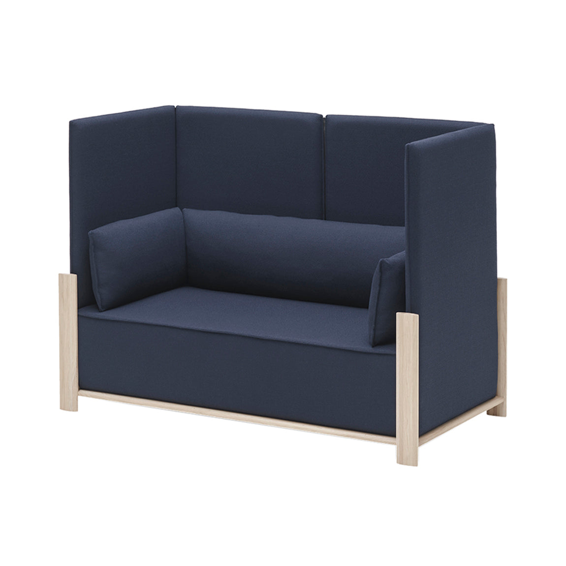 Fence 2 Seater Sofa: Pure Oak