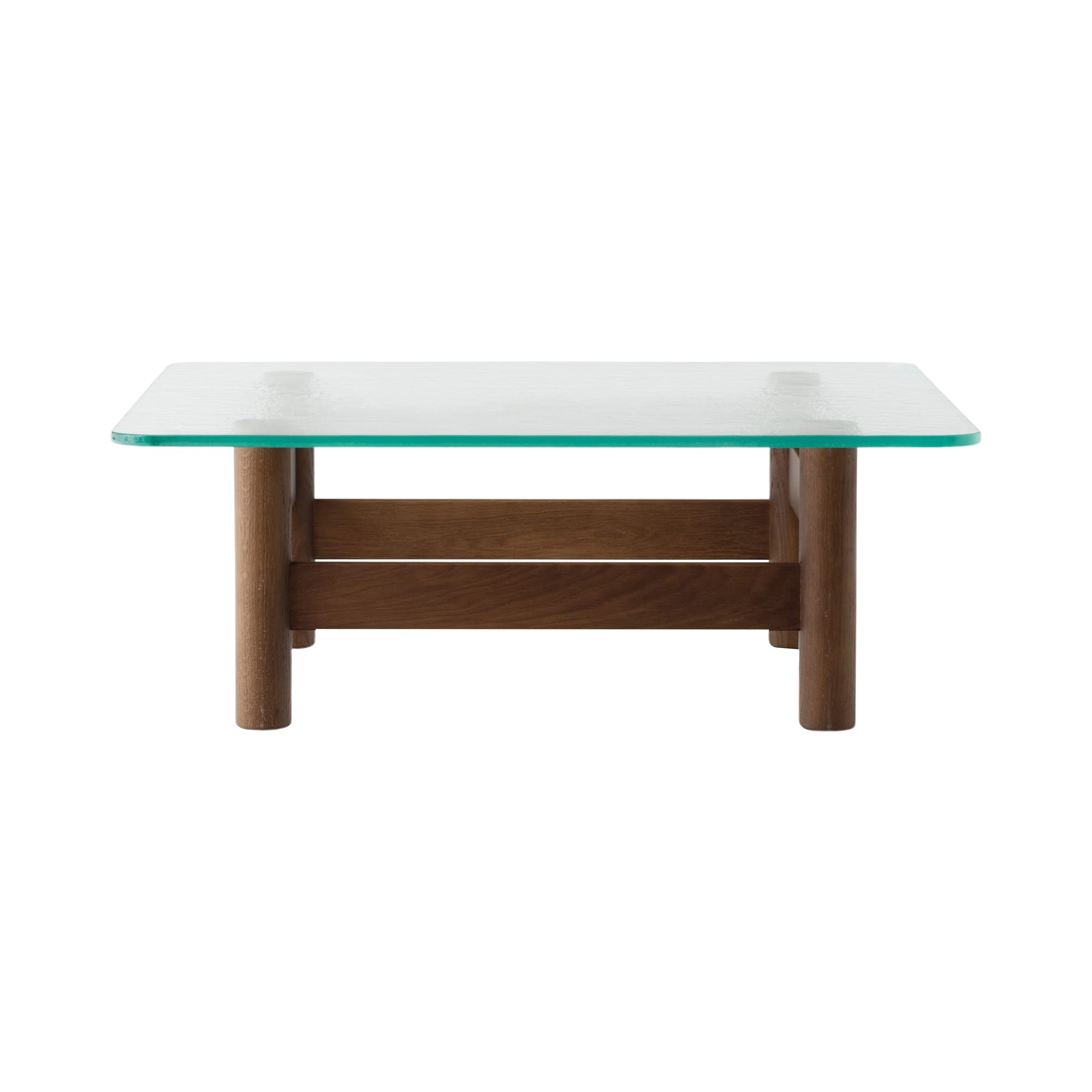 Brasilia Lounge Table: Dark Stained Oak