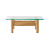 Brasilia Lounge Table: Natural Oak