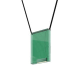 Sainte Atelier 03 Suspension Lamp: Green + Black