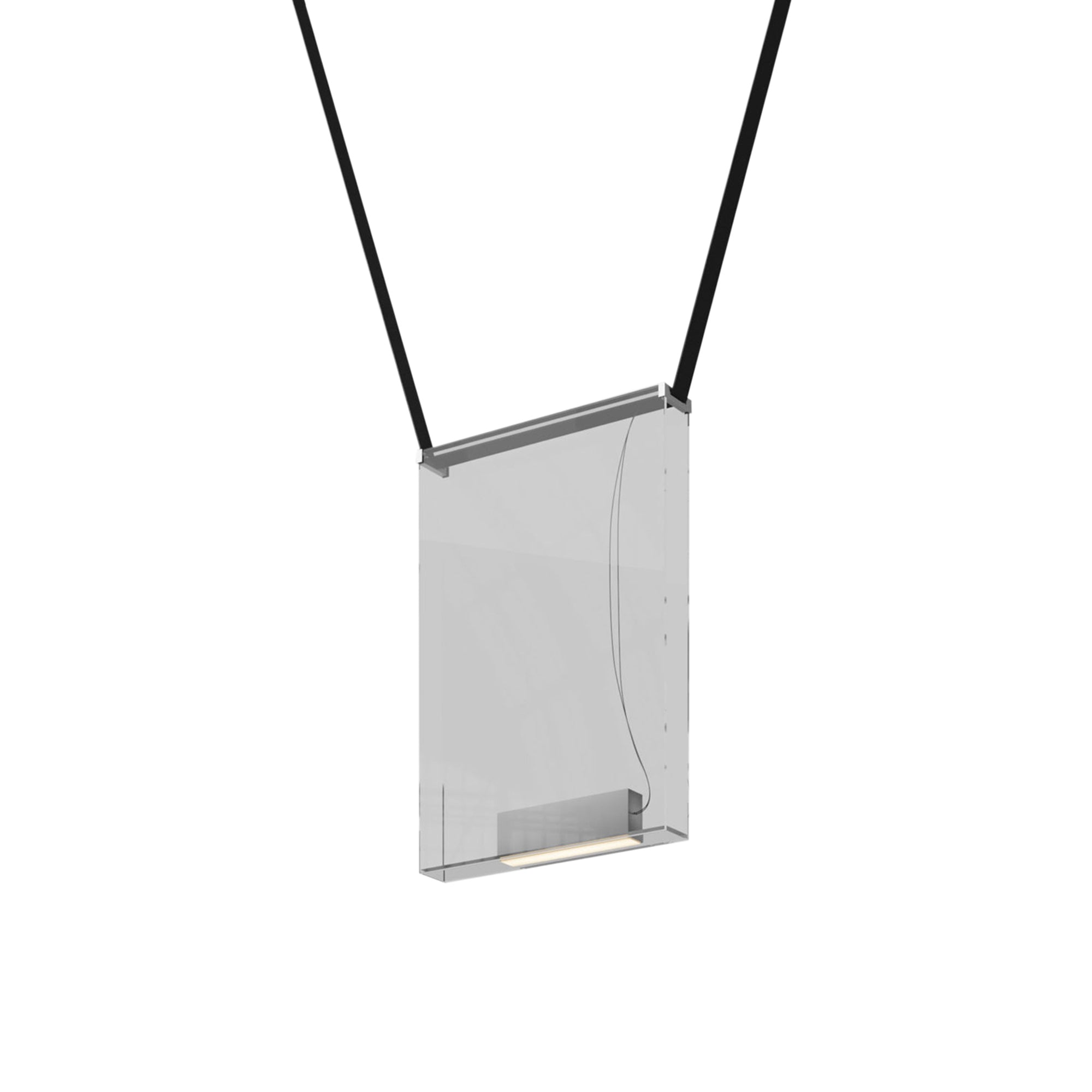 Sainte Atelier 03 Suspension Lamp: Extra Clear + Black