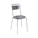 Petit Rond Chair: Upholstered:  Zebra Fabric