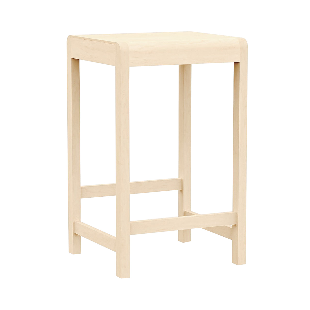 01 Bar + Counter Stool: Counter + Natural Birch