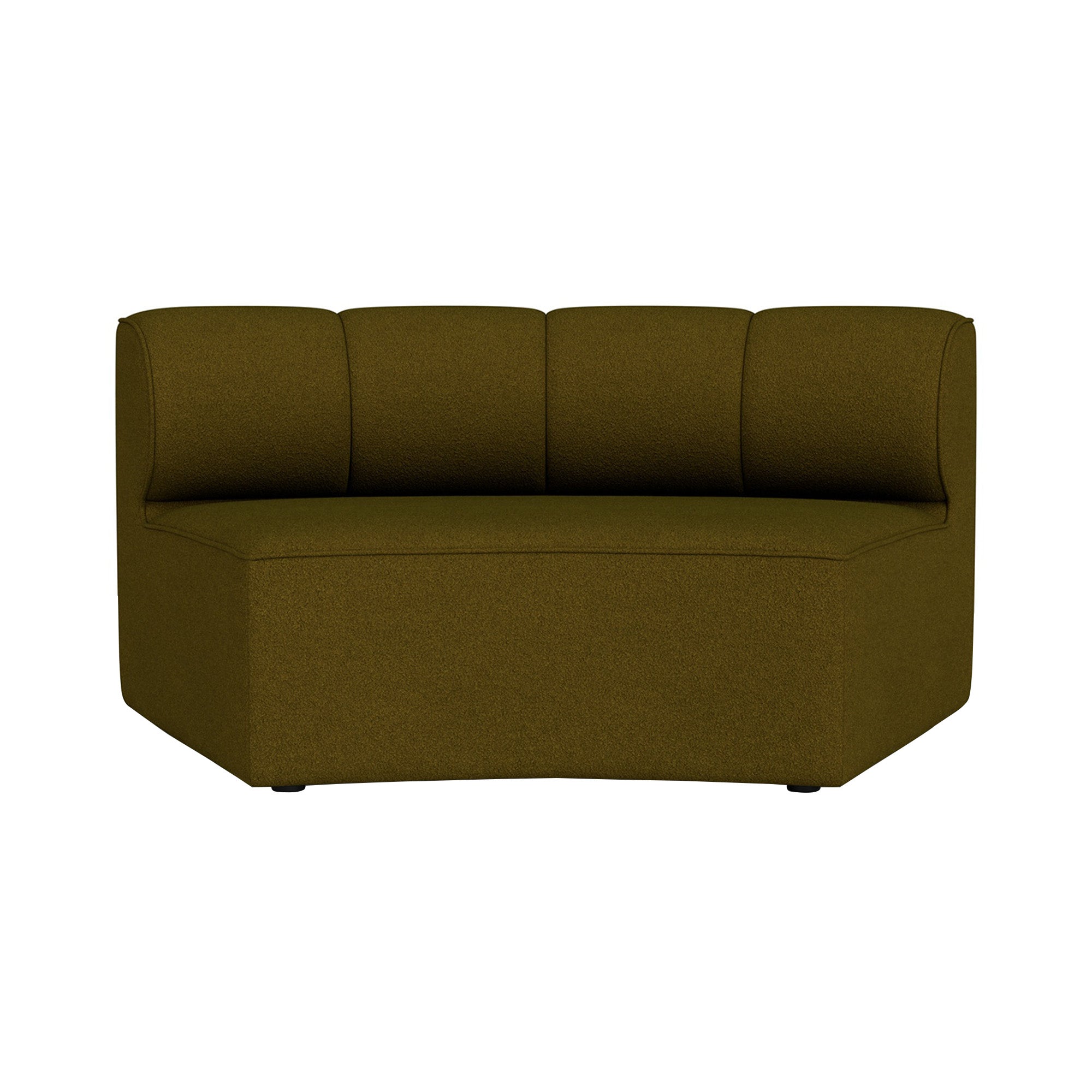 Eave Seamline Open Section Sofa: Concave + Baru 0950