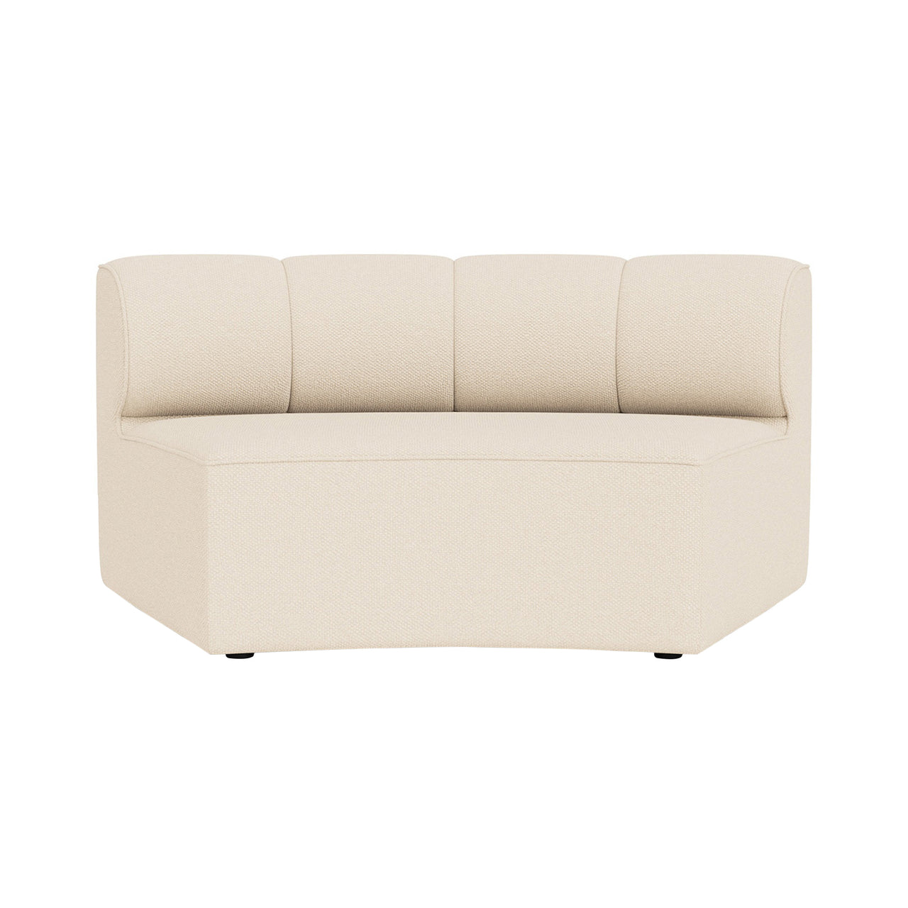 Eave Seamline Open Section Sofa: Concave + Textile Category 0