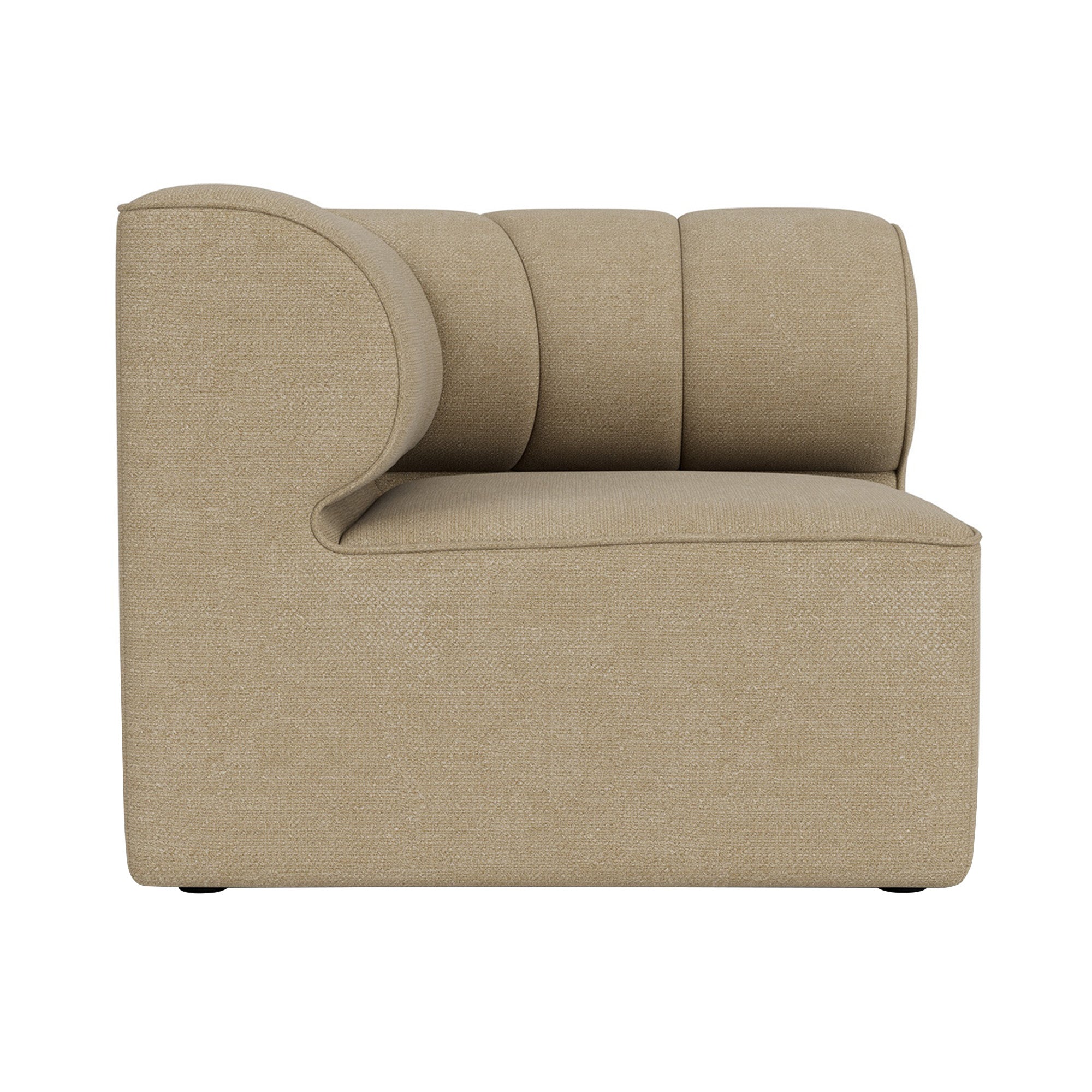 Eave Seamline Corner Sofa: Concave + Right