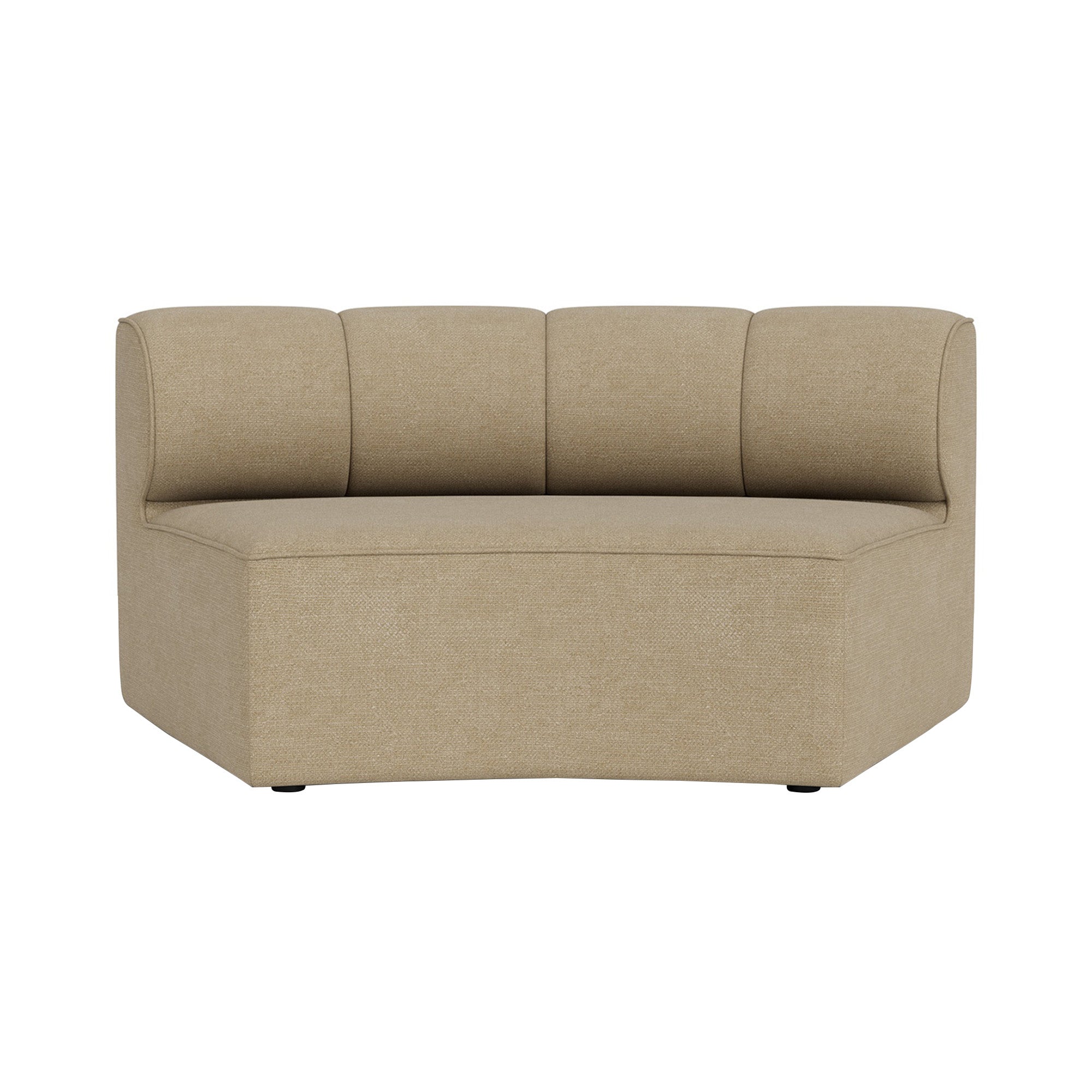 Eave Seamline Open Section Sofa: Concave + Textile Category 0