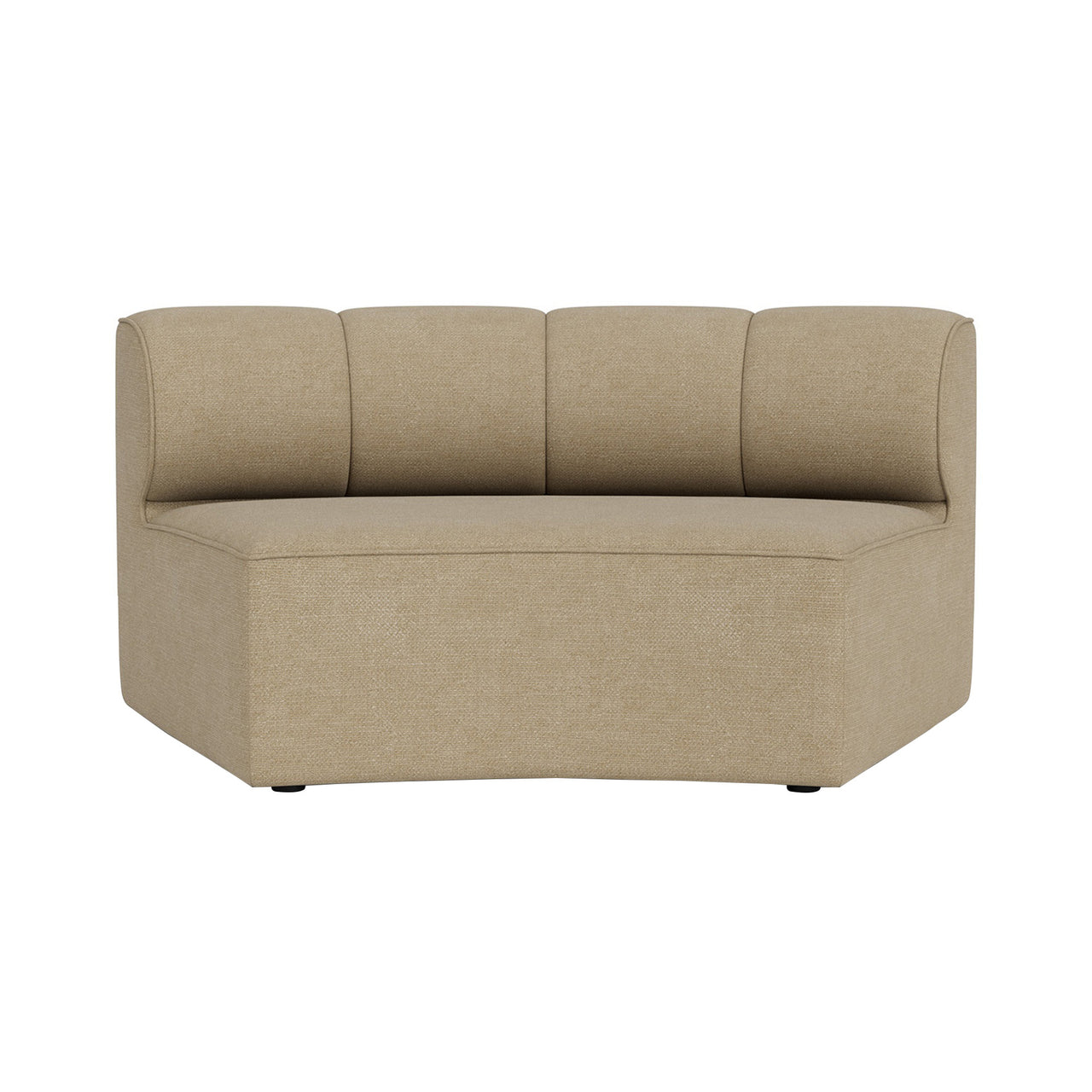 Eave Seamline Open Section Sofa: Concave + Textile Category 0