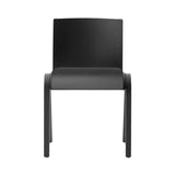 Ready Dining Chair: Seat Upholstered + Black Painted Oak + Dakar 0842