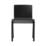 Ready Dining Chair: Seat Upholstered + Black Painted Oak + Dakar 0842