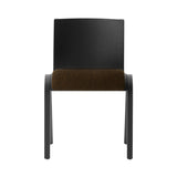 Ready Dining Chair: Seat Upholstered + Black Painted Oak + Hallingdal 65 370