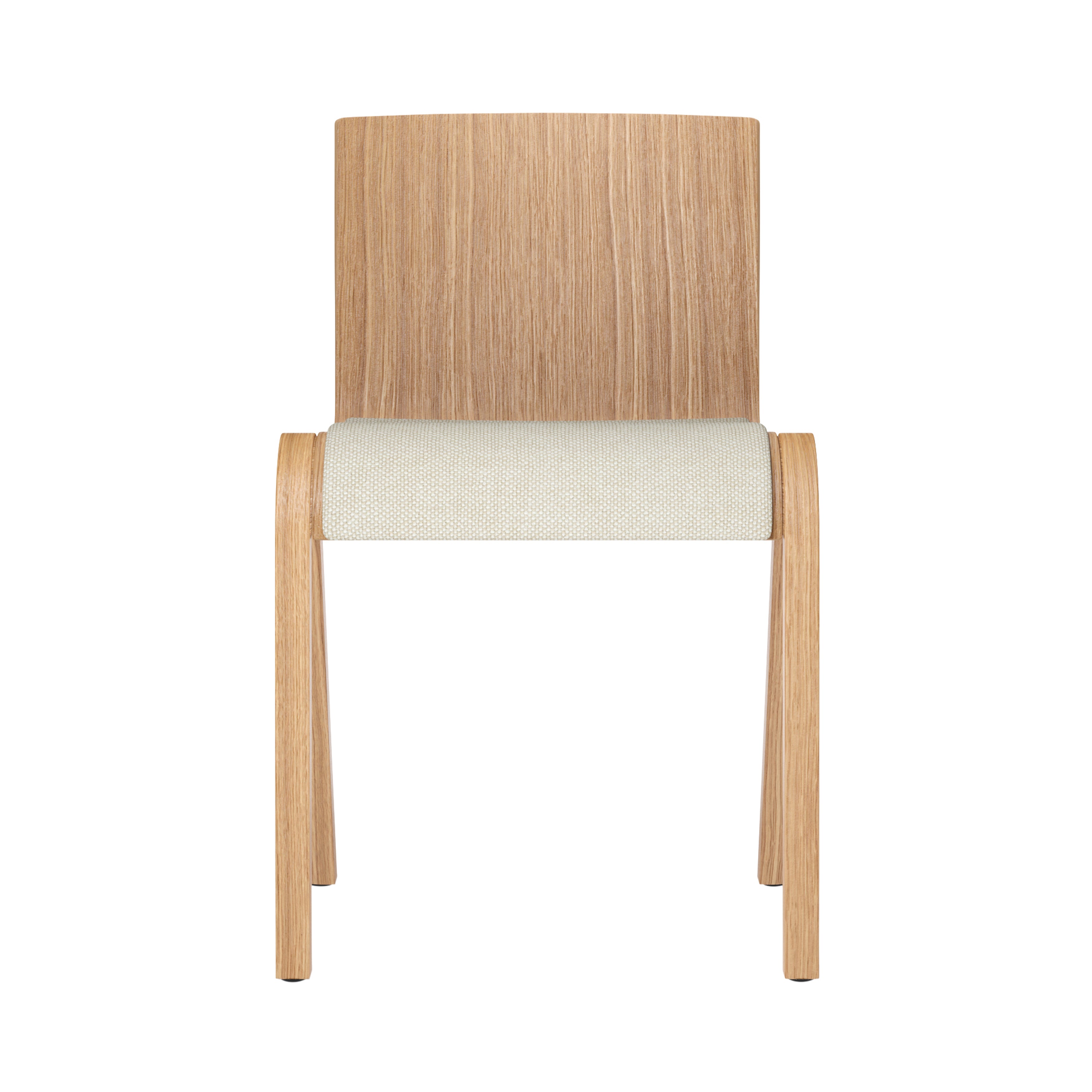 Ready Dining Chair: Seat Upholstered + Natural Oak + Hallingdal 65 200