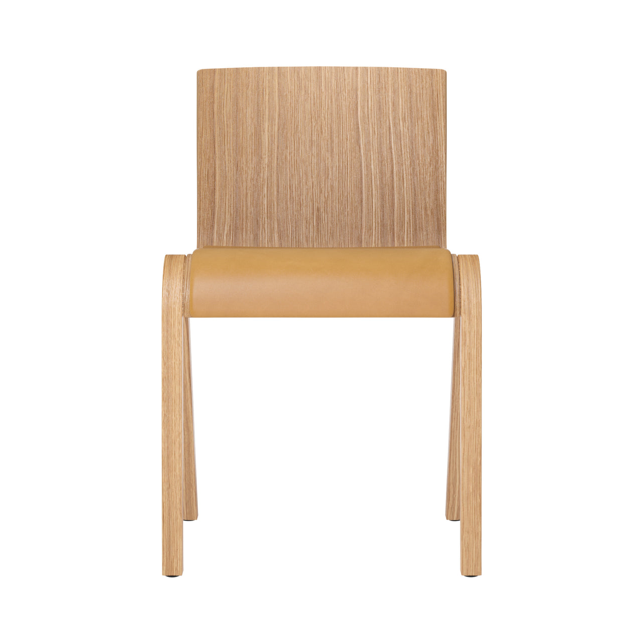 Ready Dining Chair: Seat Upholstered + Natural Oak + Dakar 0250