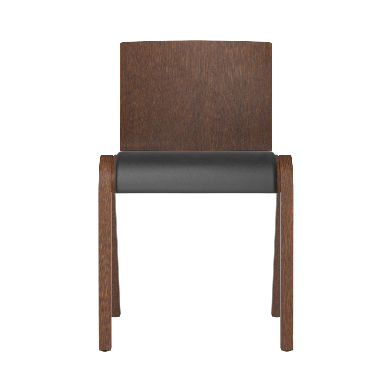 Ready Dining Chair: Seat Upholstered + Red Stained Oak + Dakar 0842