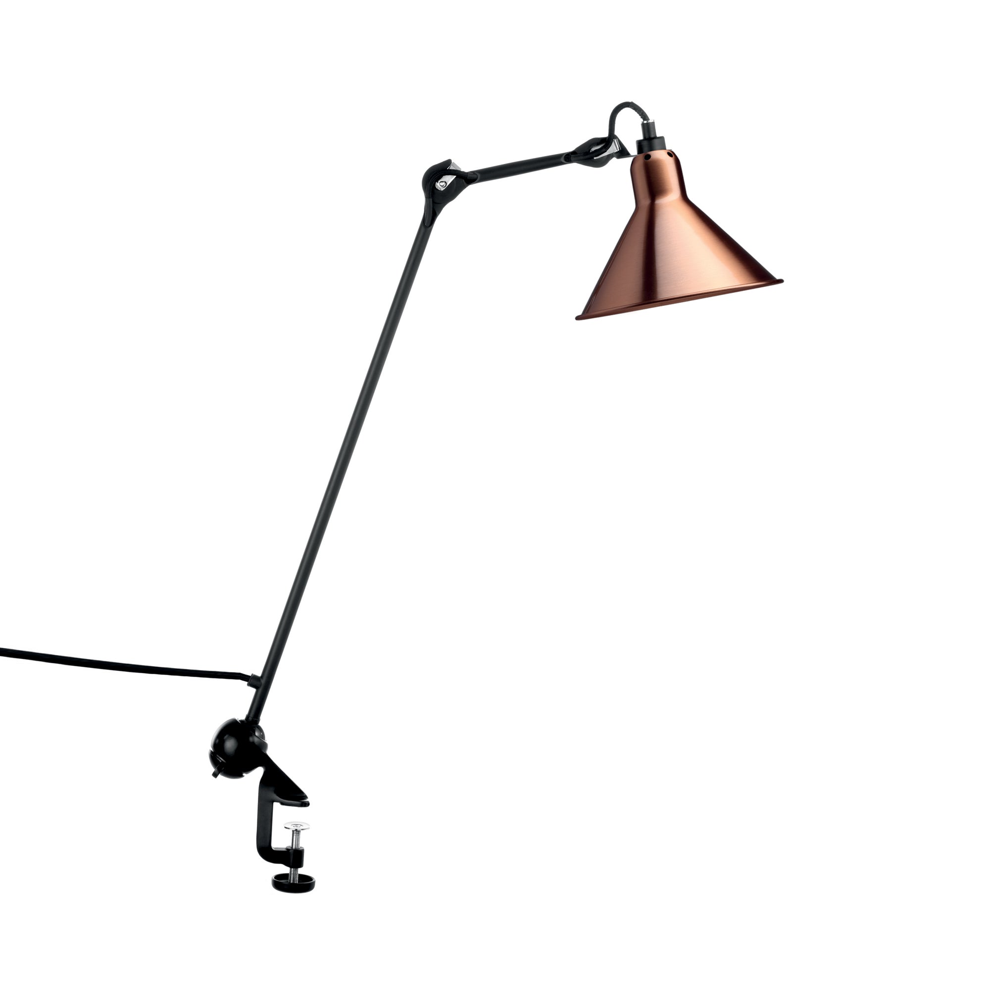 Lampe Gras N°201 Lamp: Copper + Conic