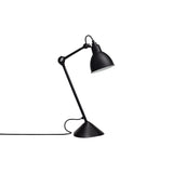 Lampe Gras N°205 Lamp: Black + Round