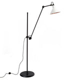 Lampe Gras N°215 Floor Lamp: White + Copper + Conic