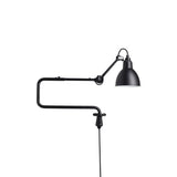 Lampe Gras N°303 Lamp: Black + Round