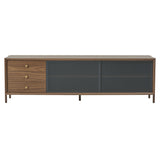 Gabin Sideboard: Large + With Drawer + Natural Walnut