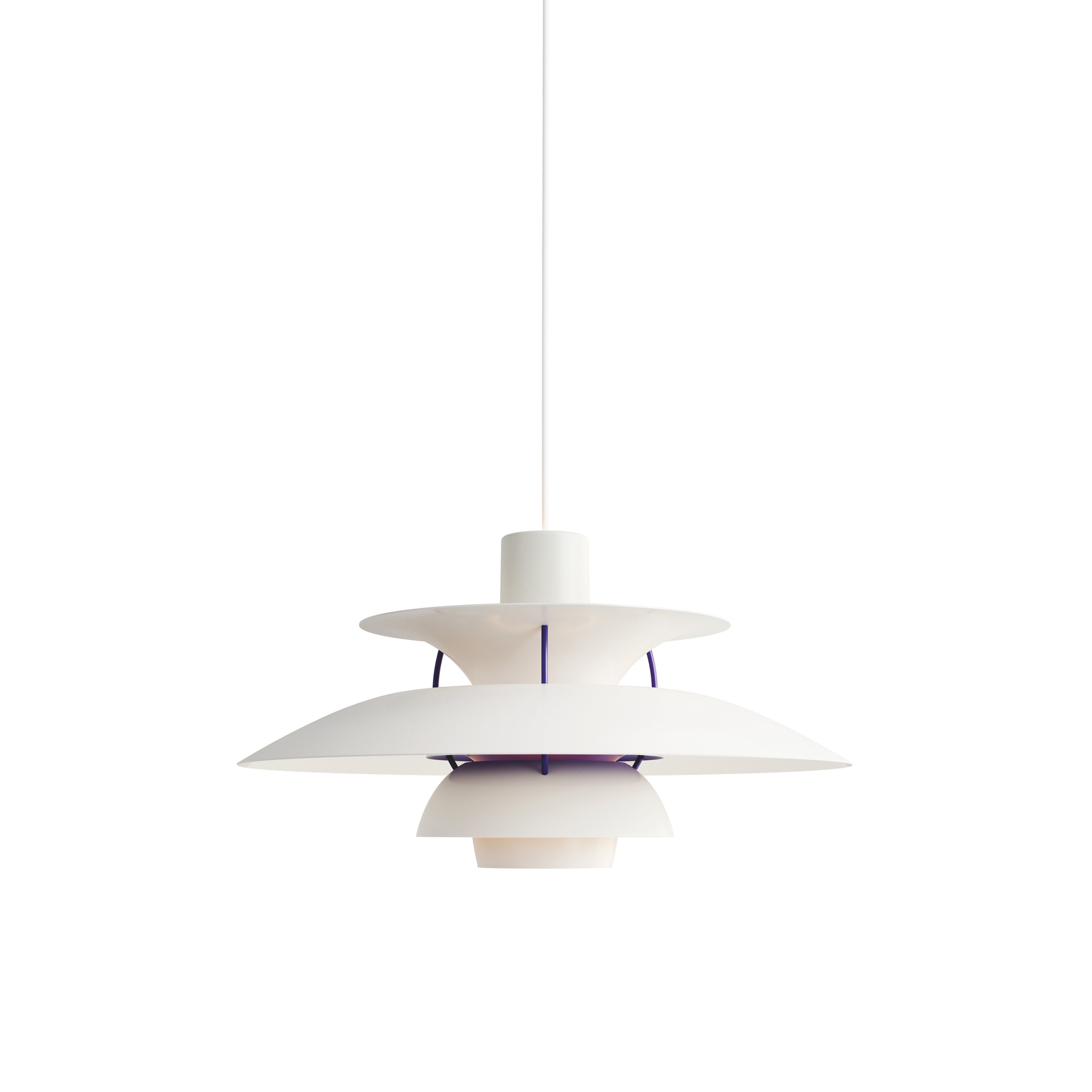 PH 5 Pendant: Classic White + White