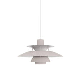 PH 5 Pendant: Monochrome Oyster Grey + White