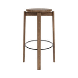 Passage Bar + Counter Stool: Bar + Walnut + Black