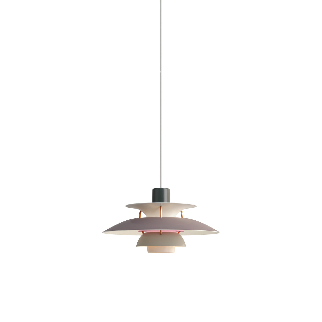 PH 5 Mini Pendant: Hues of Grey + White