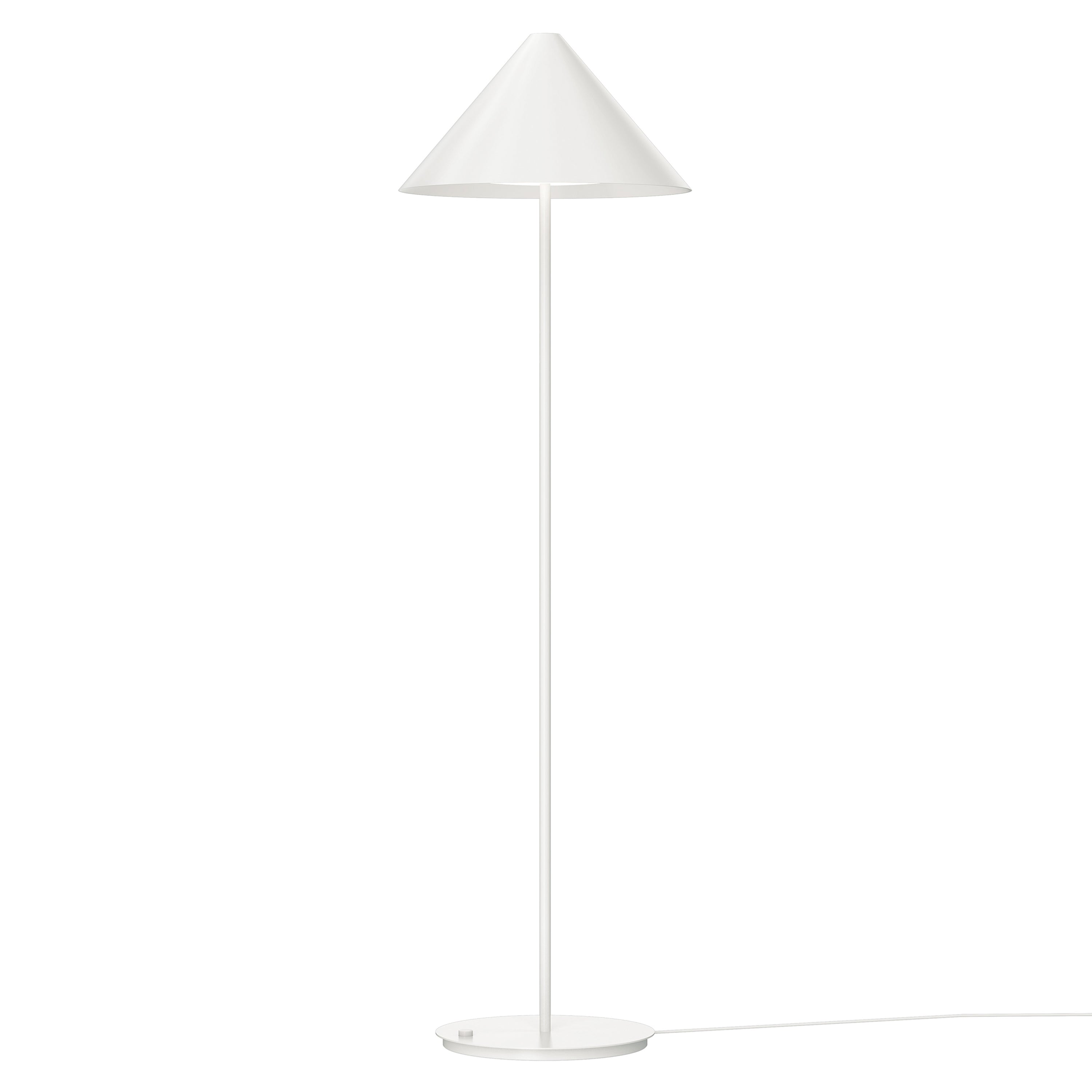 Keglen Floor Lamp: White