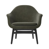 Harbour Lounge Chair: Black Oak + Fiord2 961