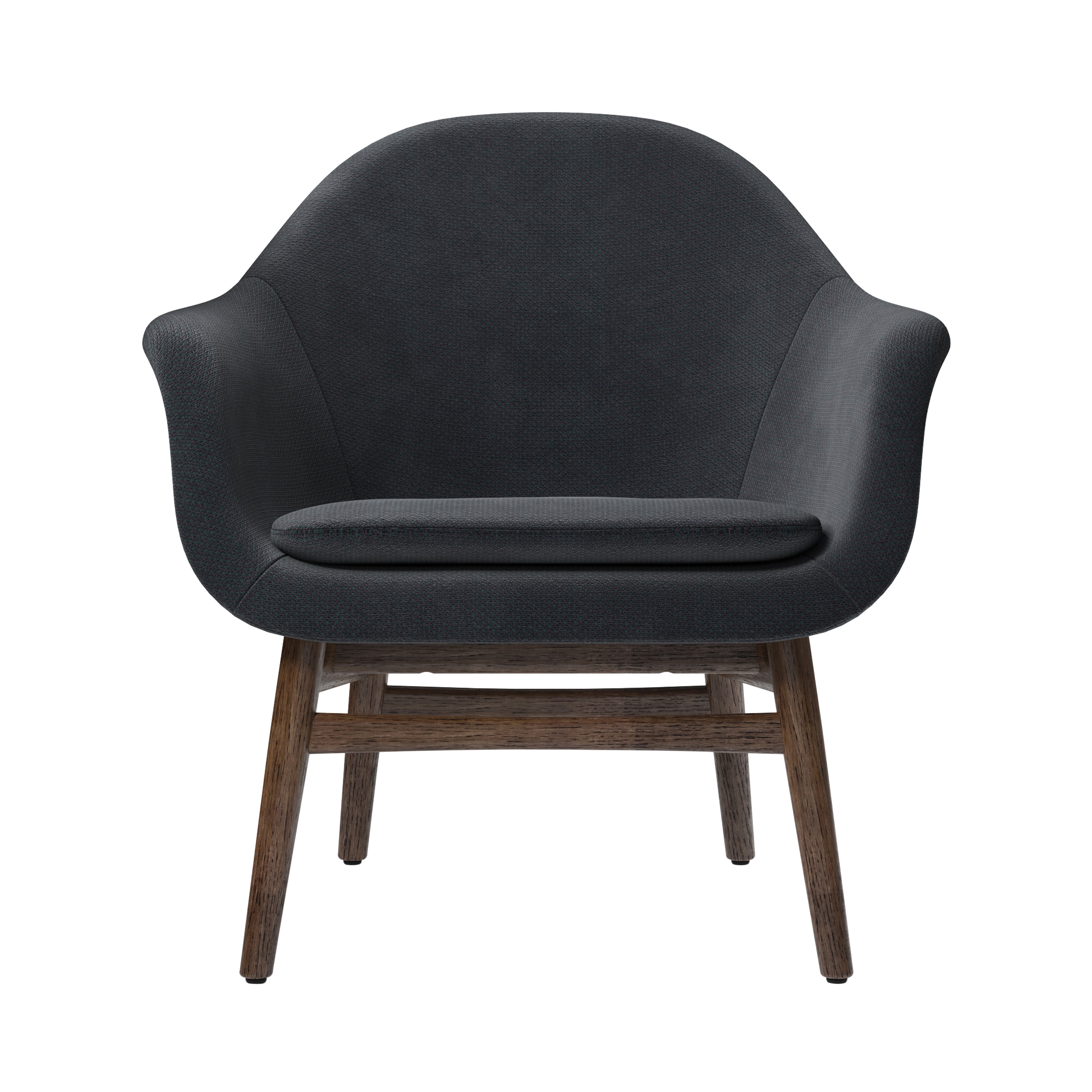 Harbour Lounge Chair: Dark Stained Oak + Fiord2 981