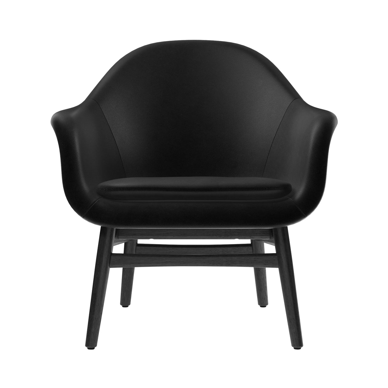 Harbour Lounge Chair: Black Oak + Dakar 0842