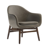 Harbour Lounge Chair: Dark Stained Oak + Dakar 0311