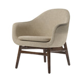 Harbour Lounge Chair: Dark Stained Oak + Boucle 02