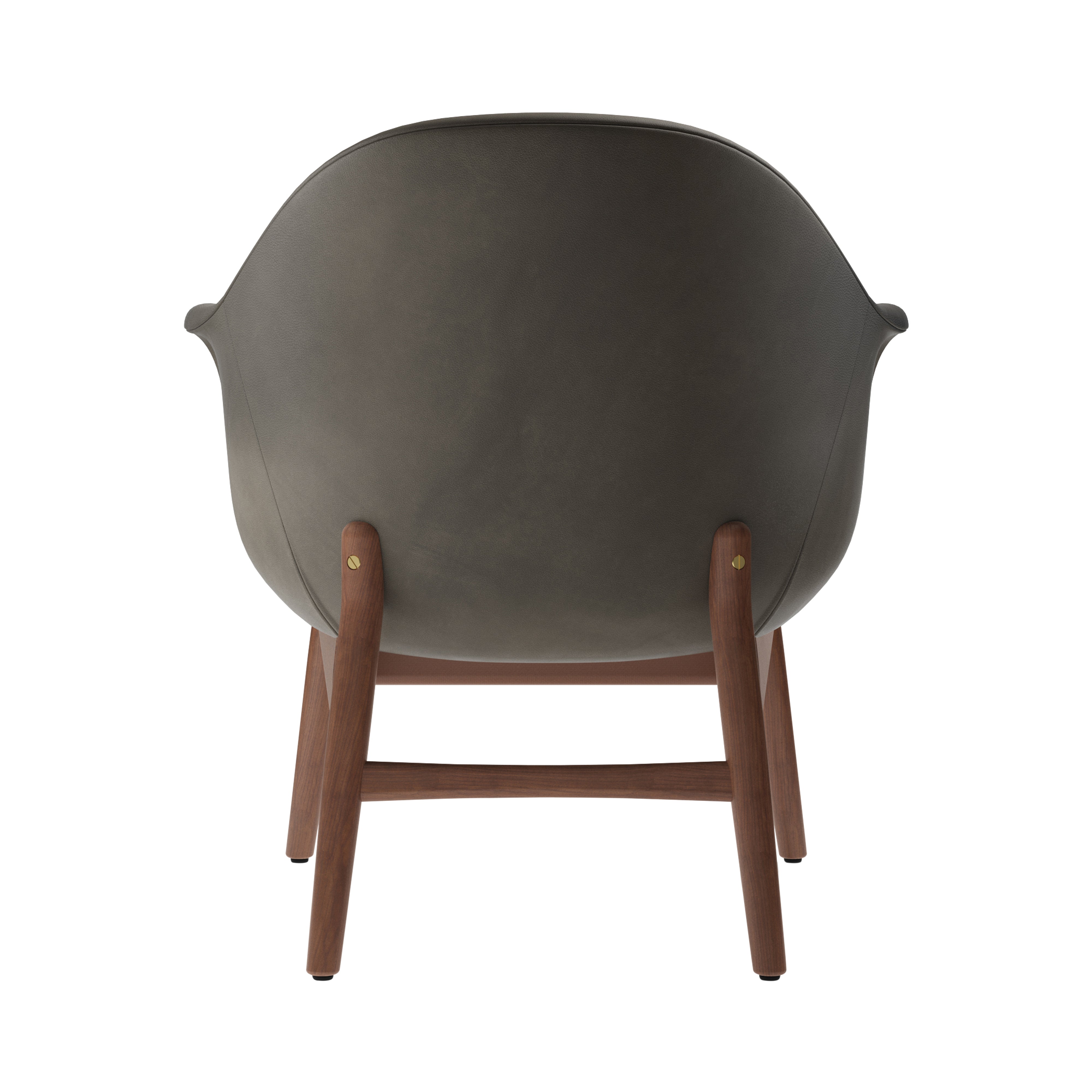 Harbour Lounge Chair: Walnut + Dakar 0311